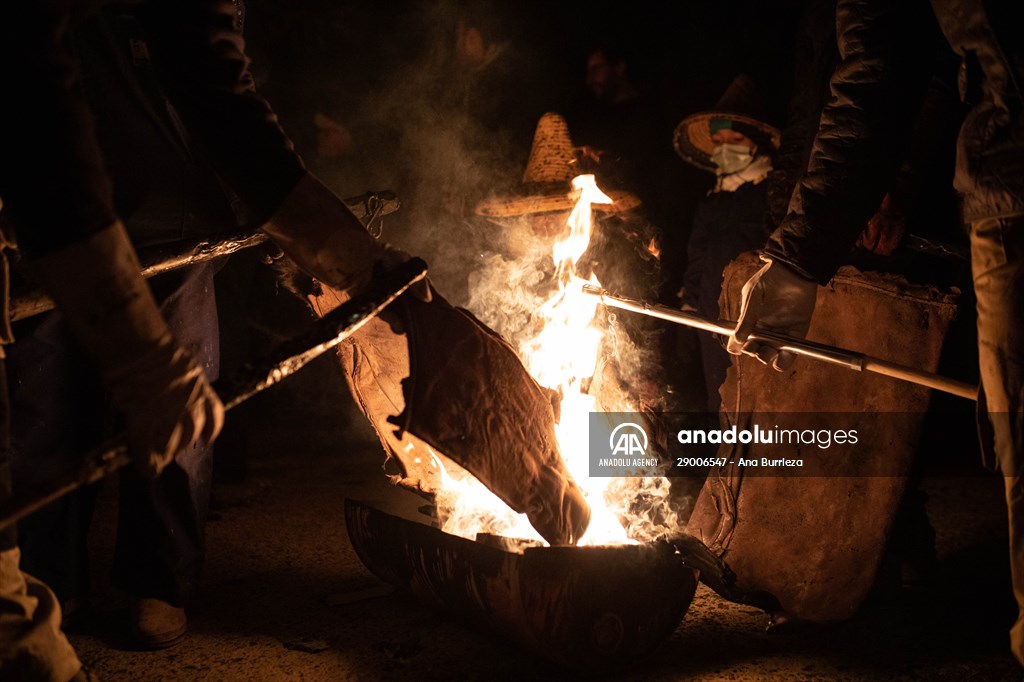 Residents of Mayorga celebrate El Vitor Festival in Spain