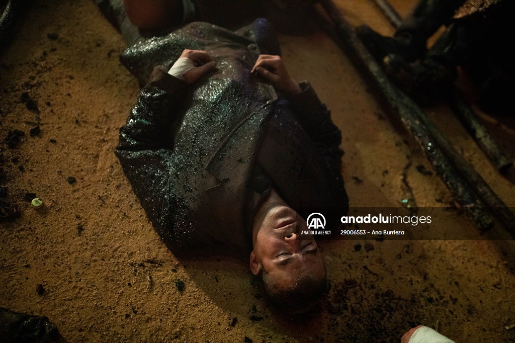 Residents of Mayorga celebrate El Vitor Festival in Spain