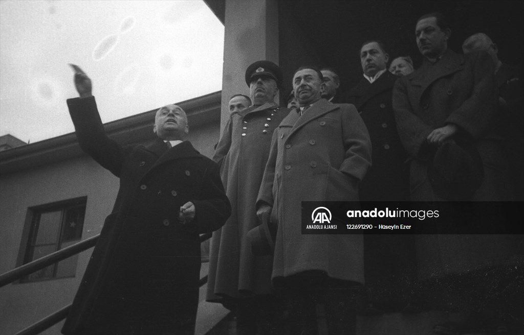 Başbakan Celal Bayar, Bursa'da