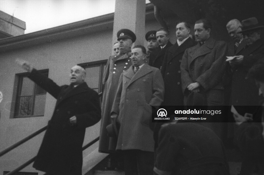 Başbakan Celal Bayar, Bursa'da