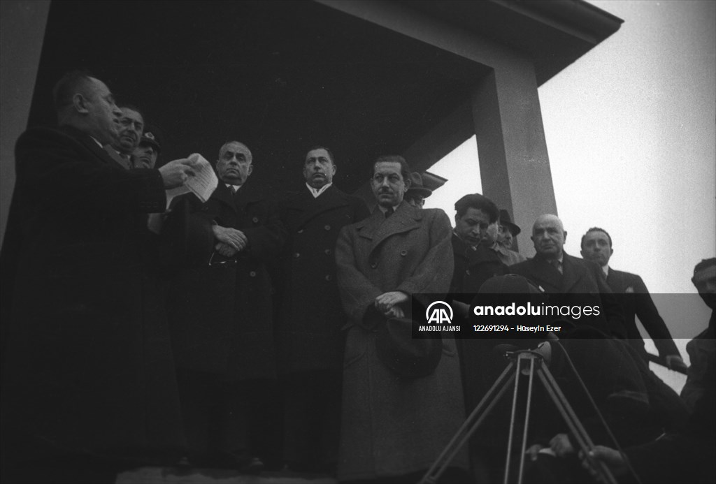 Başbakan Celal Bayar, Bursa'da