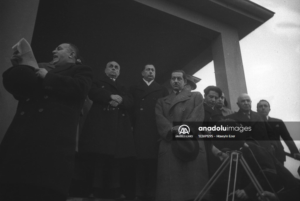 Başbakan Celal Bayar, Bursa'da