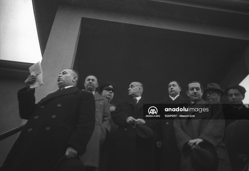 Başbakan Celal Bayar, Bursa'da