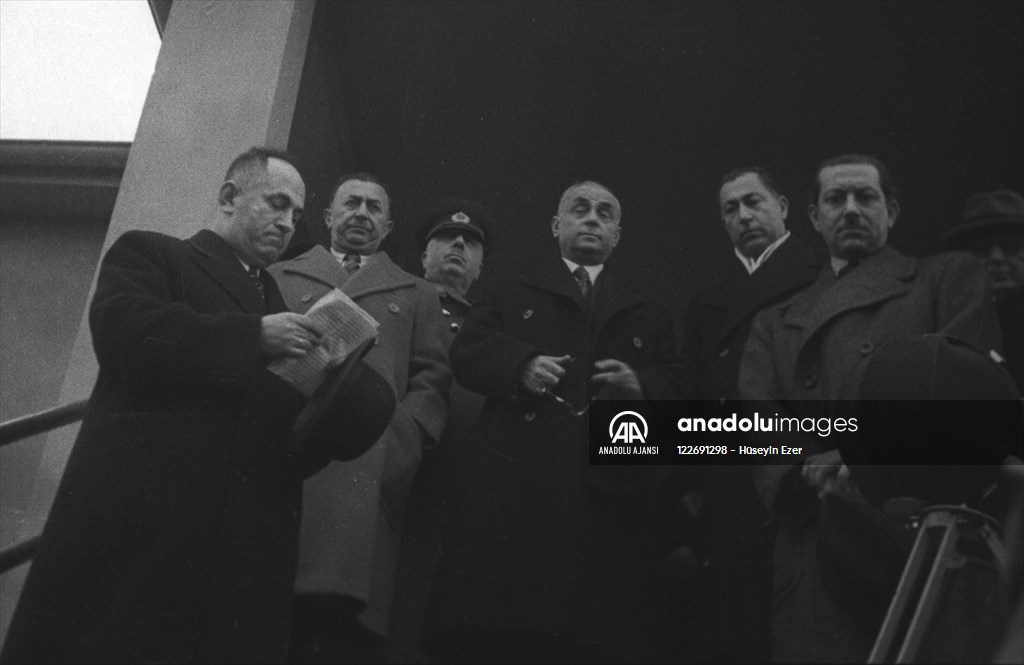 Başbakan Celal Bayar, Bursa'da