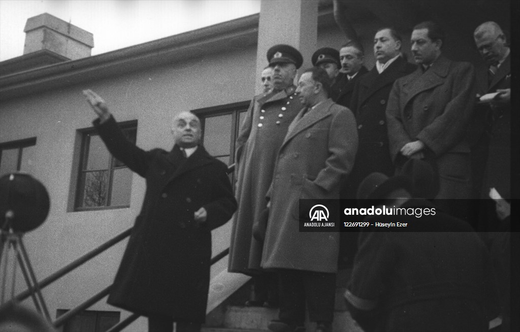 Başbakan Celal Bayar, Bursa'da