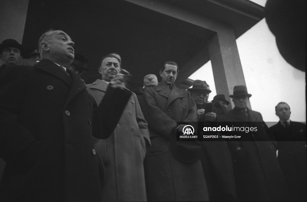 Başbakan Celal Bayar, Bursa'da