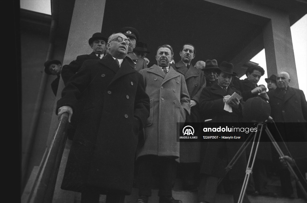 Başbakan Celal Bayar, Bursa'da