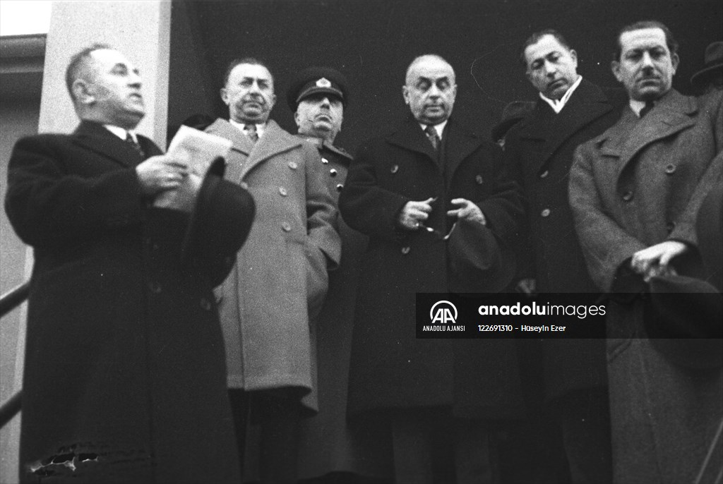 Başbakan Celal Bayar, Bursa'da