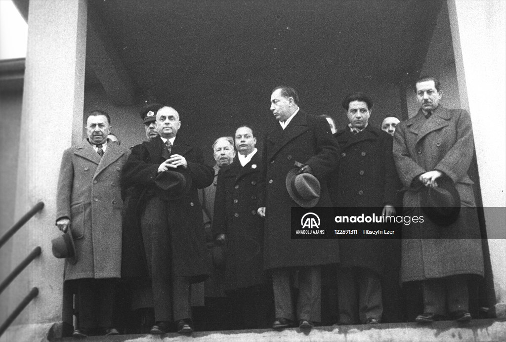 Başbakan Celal Bayar, Bursa'da