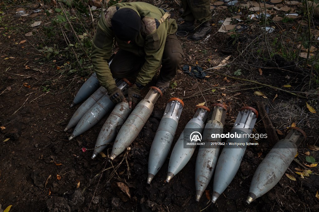 Ukrainian tank crew on the frontline in Bakhmut