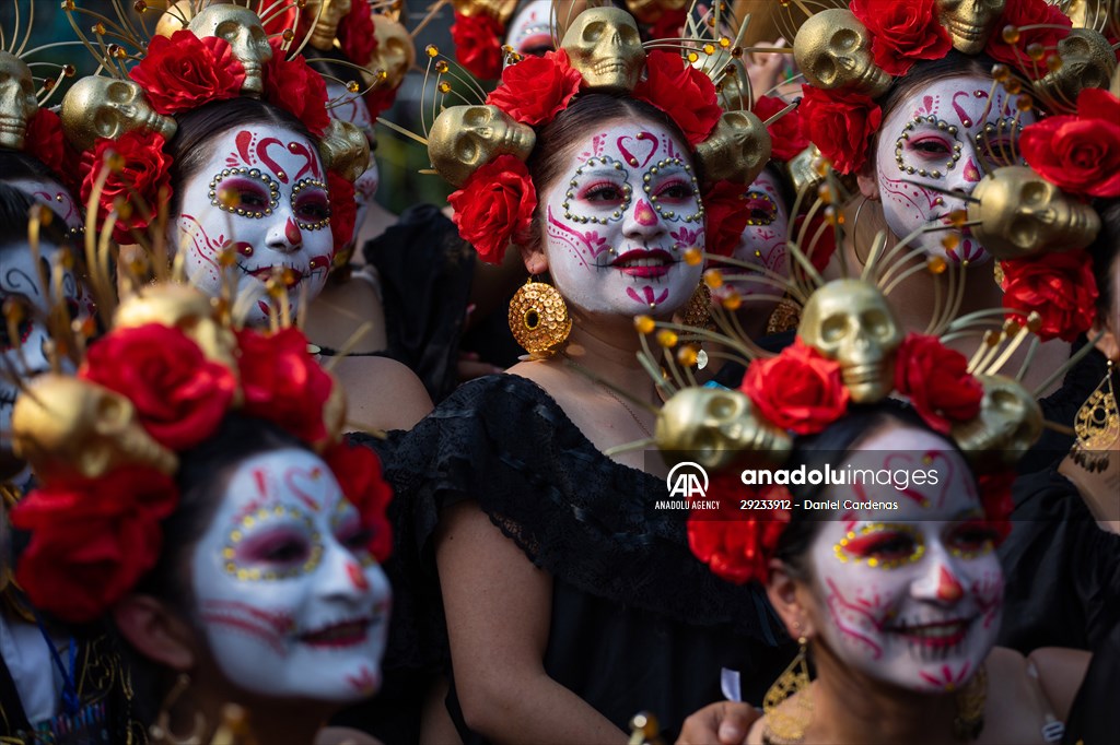 Catrinas Parade in Mexico City - Day of the Dead celebrations