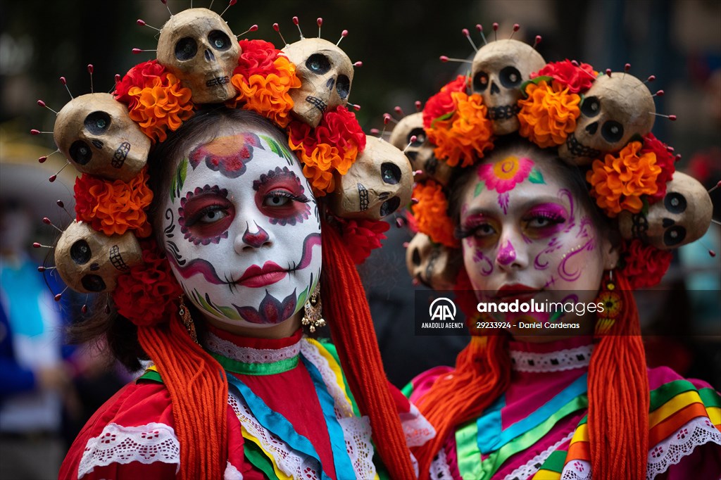 Catrinas Parade in Mexico City - Day of the Dead celebrations