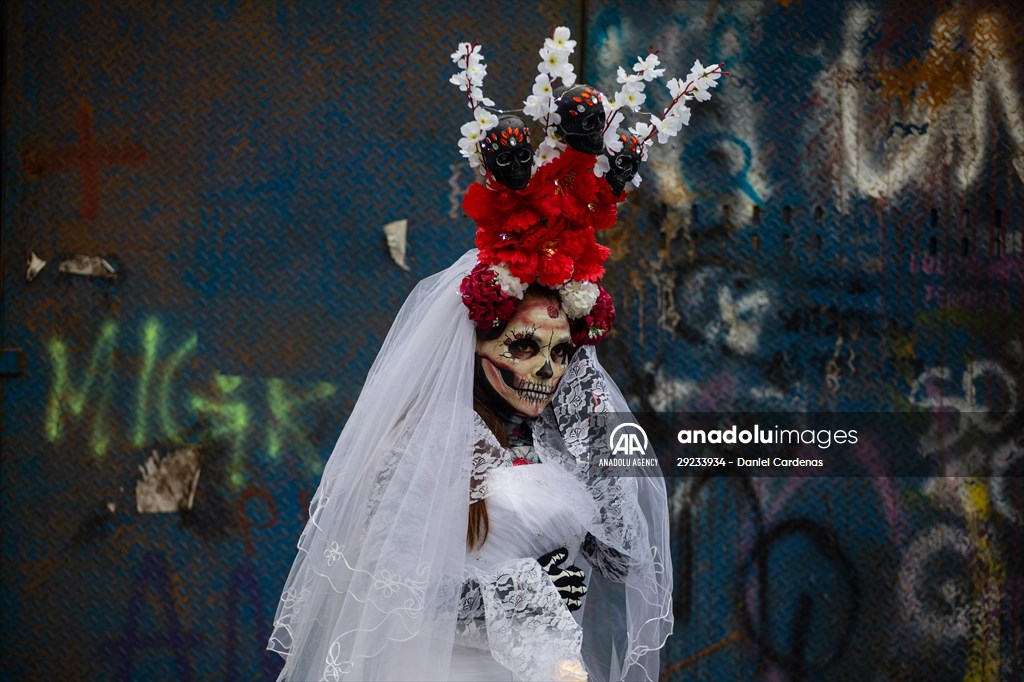 Catrinas Parade in Mexico City - Day of the Dead celebrations