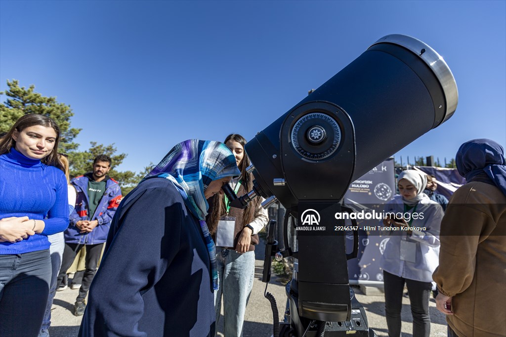 Erzurum'da güneş tutulması gözlemlendi