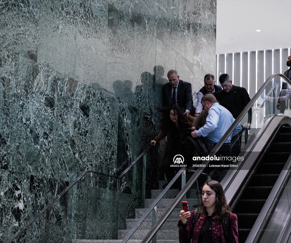 Climate activists storm BlackRock HQ in New York City