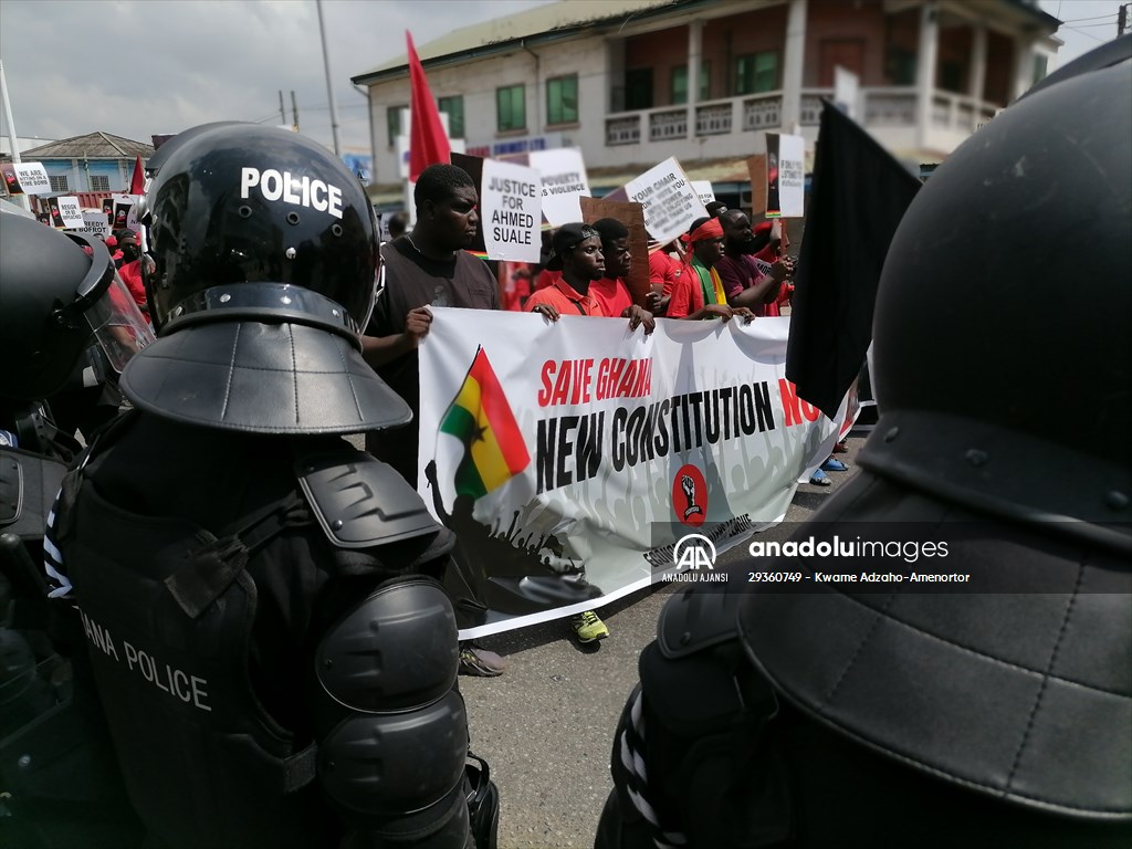Gana'da hükümet karşıtı protesto gösterisi düzenlendi