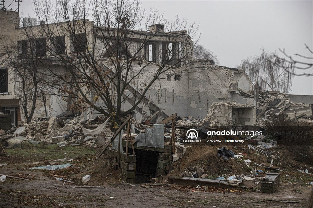 The Kherson International Airport became a "graveyard of military vehicles" after Russian retreat