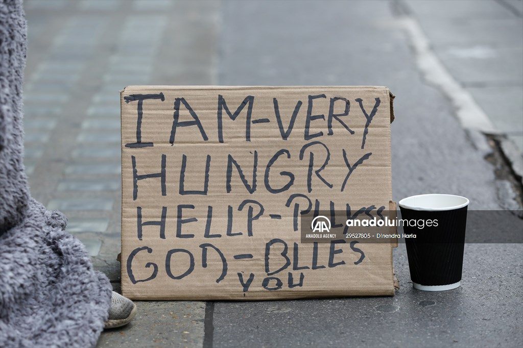Homeless people in London