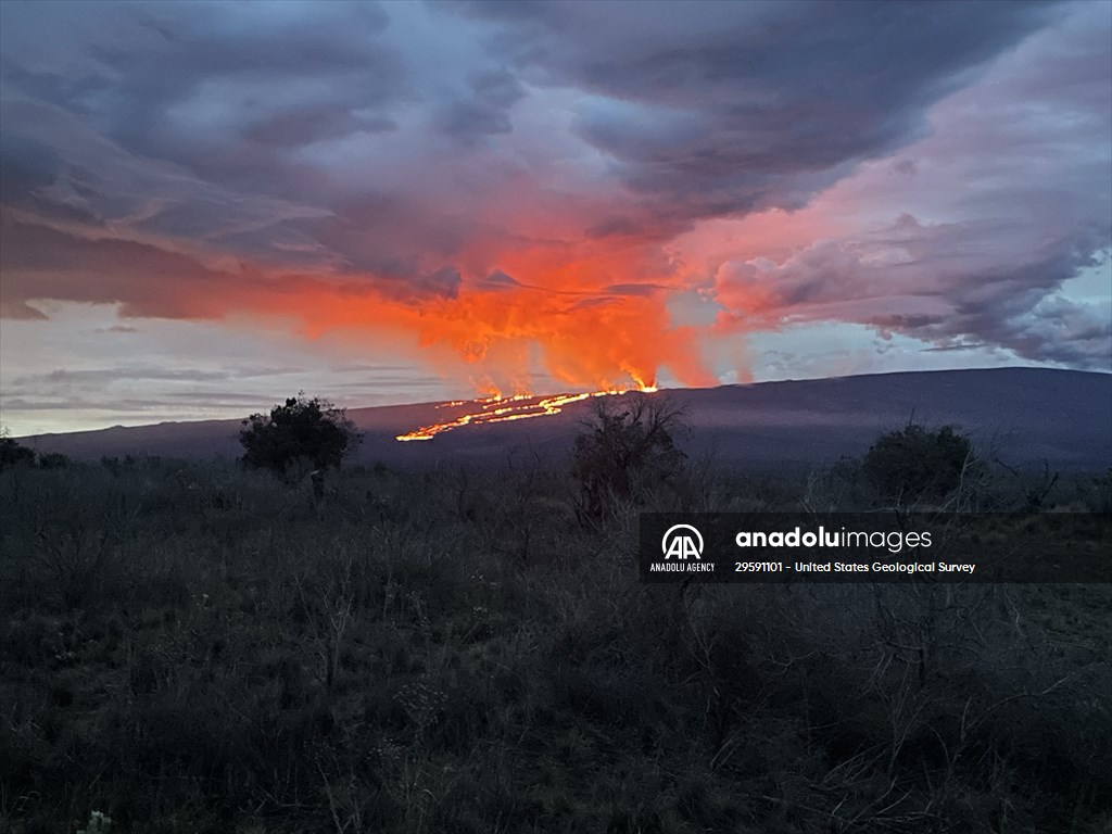 World's largest active volcano begins to erupt in US state of Hawaii after 38 years