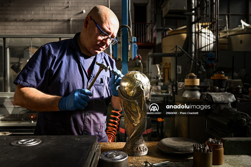 Inside the World Cup trophy factory