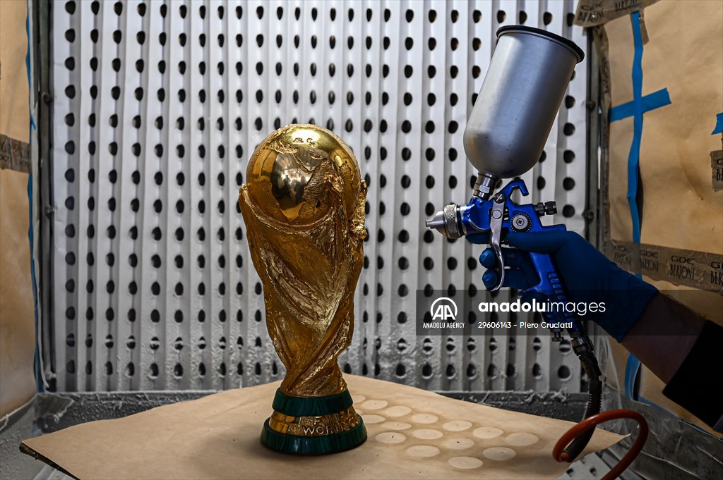 Inside the World Cup trophy factory