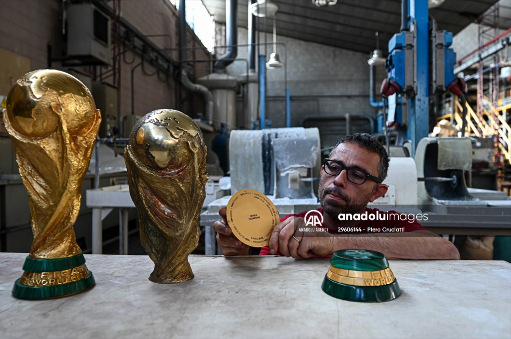 Inside the World Cup trophy factory