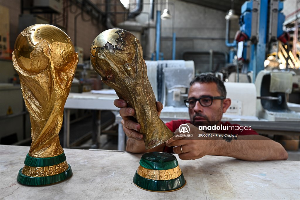 Inside the World Cup trophy factory