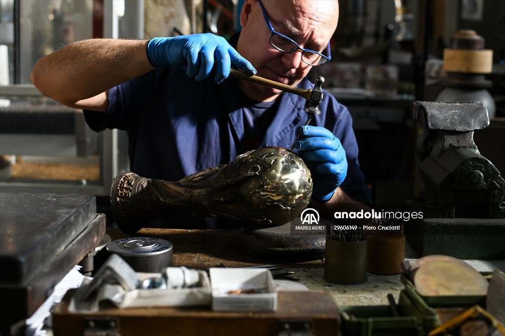 Inside the World Cup trophy factory