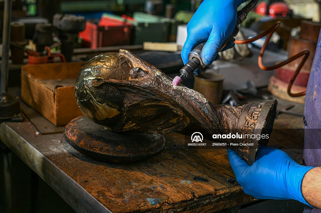 Inside the World Cup trophy factory