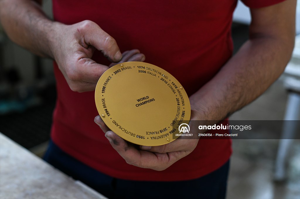 Inside the World Cup trophy factory