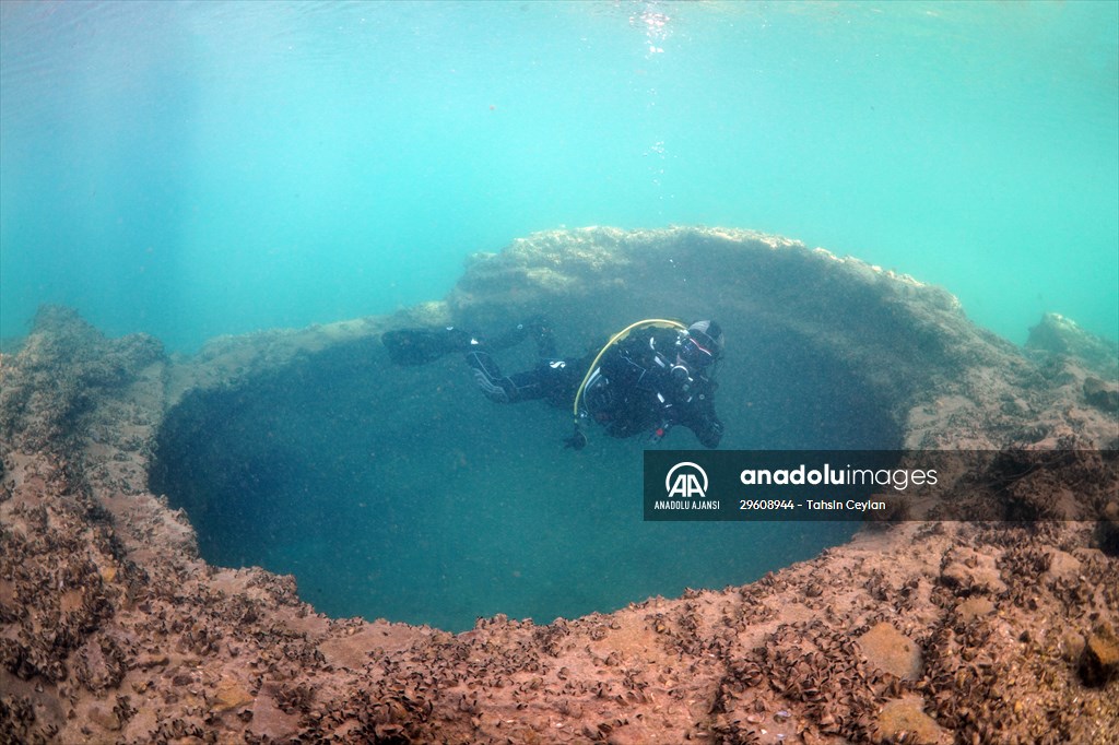 Diyarbakır'daki baraj gölünün su altı güzellikleri görüntülendi