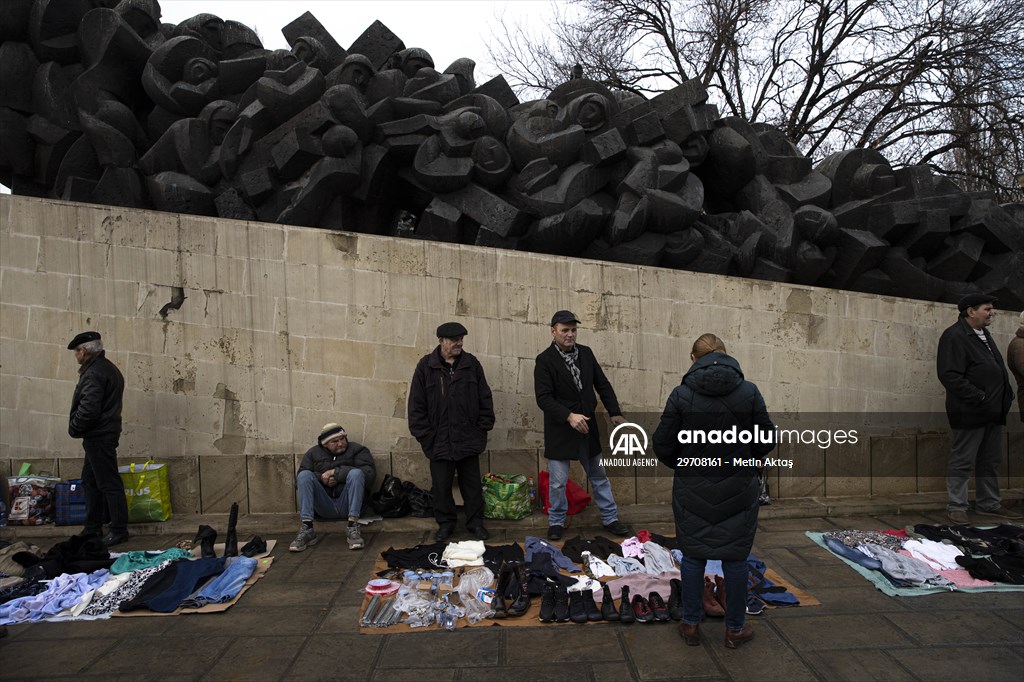 Flea market in Chisinau