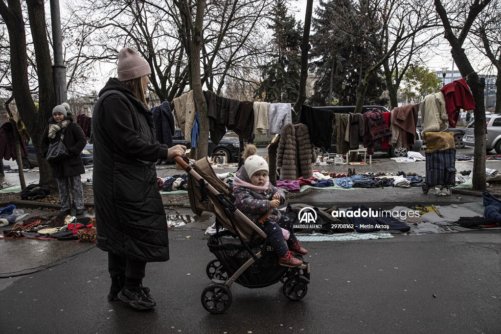 Flea market in Chisinau