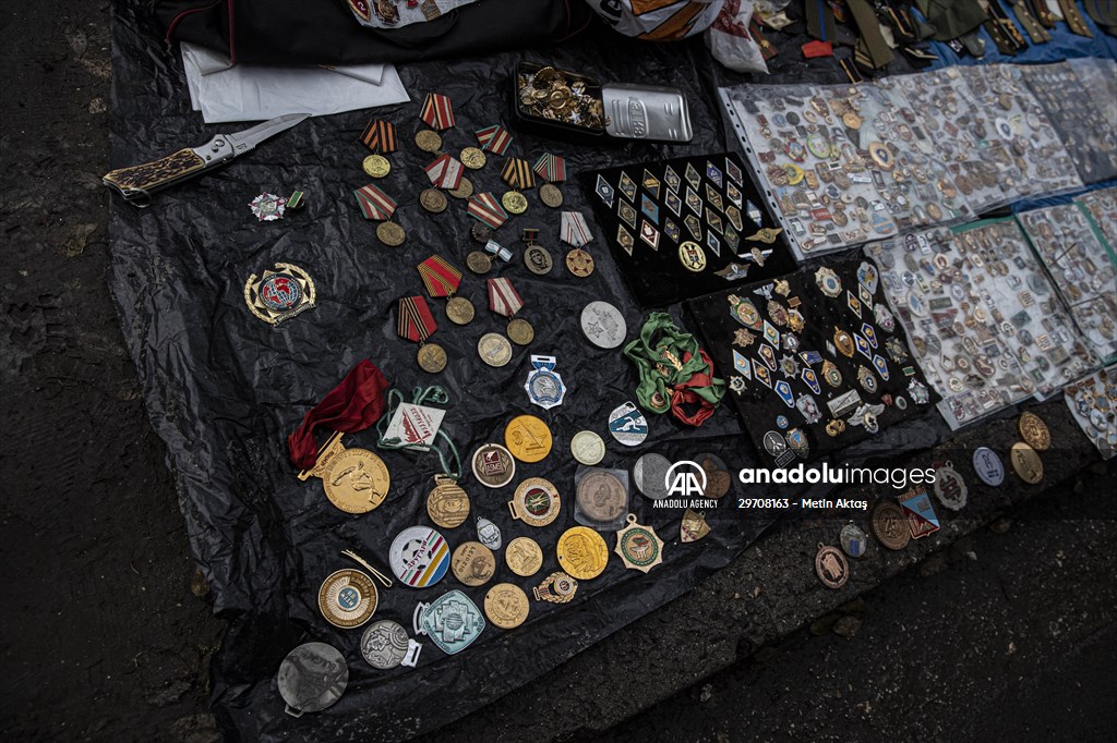 Flea market in Chisinau
