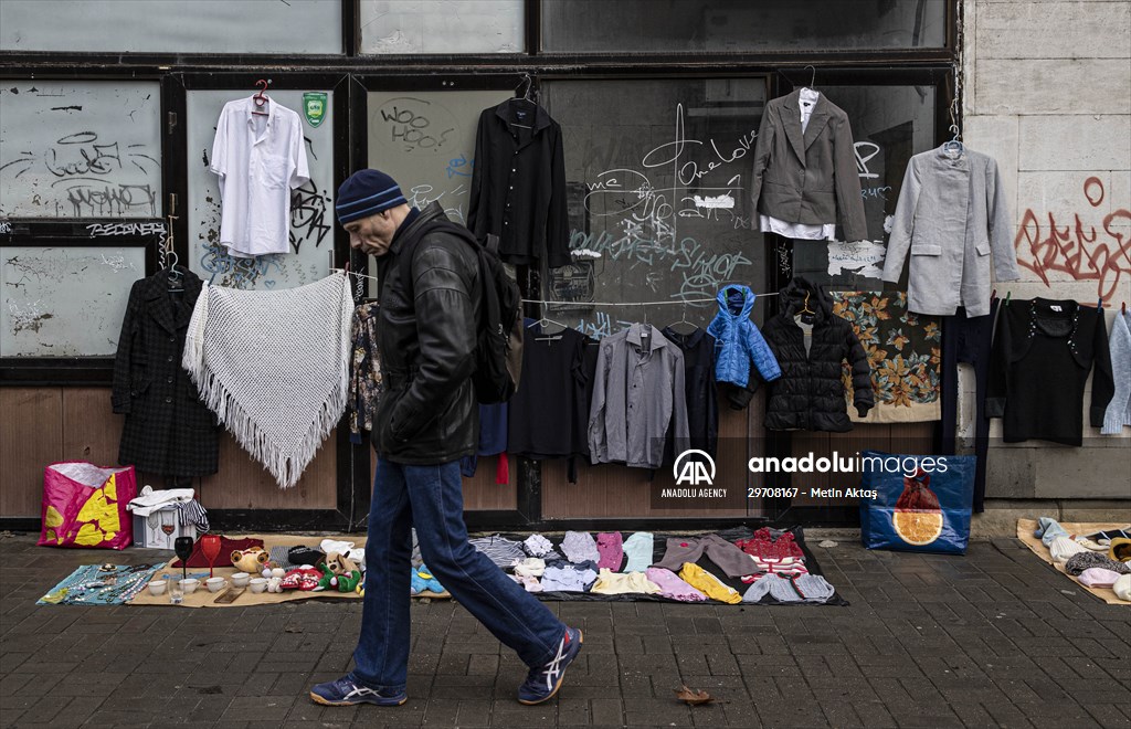 Flea market in Chisinau