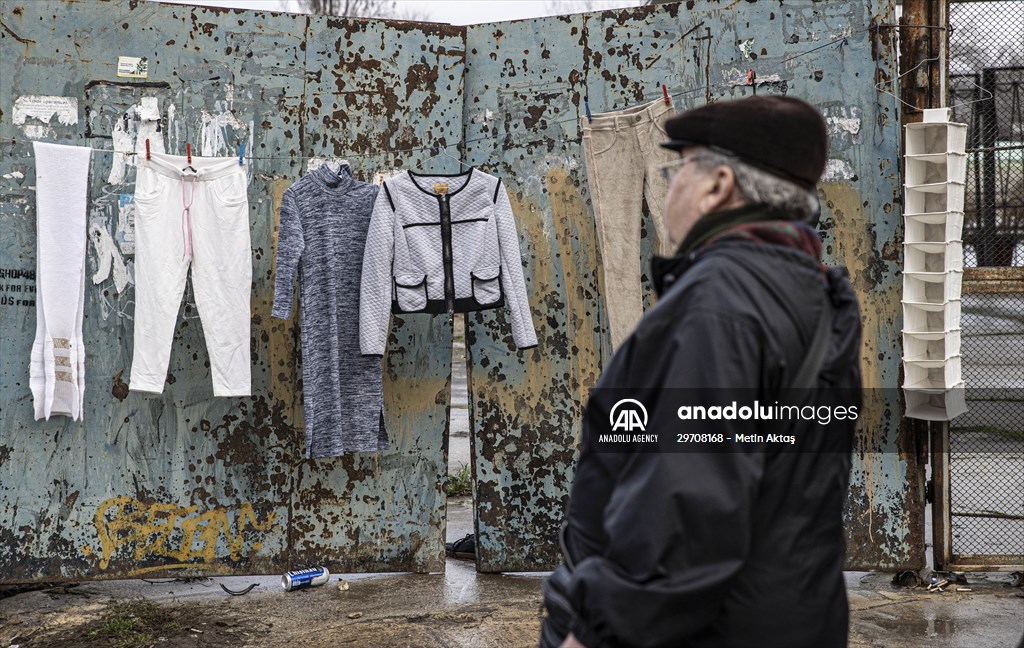 Flea market in Chisinau