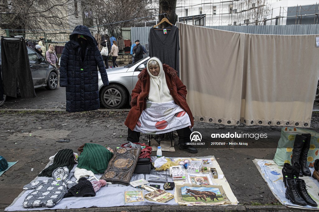 Flea market in Chisinau