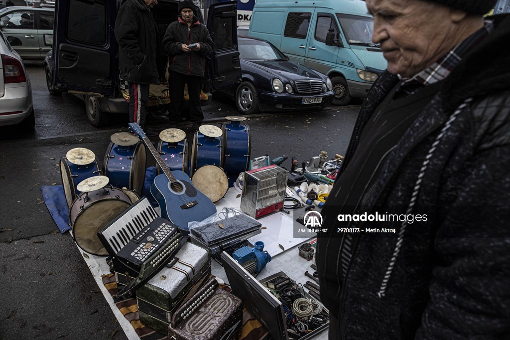 Flea market in Chisinau