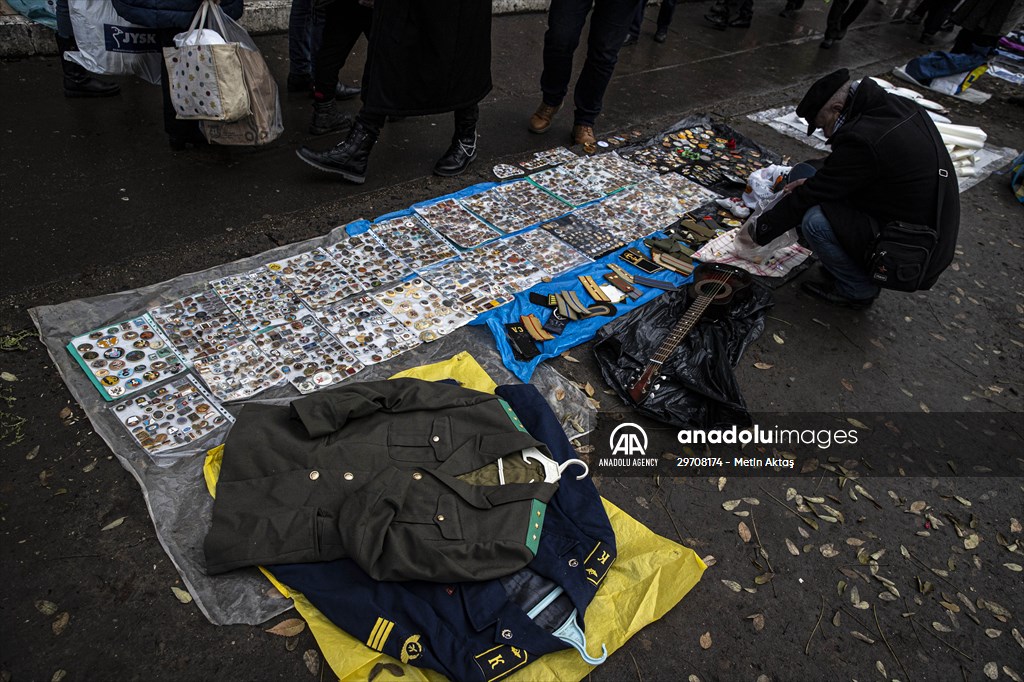 Flea market in Chisinau