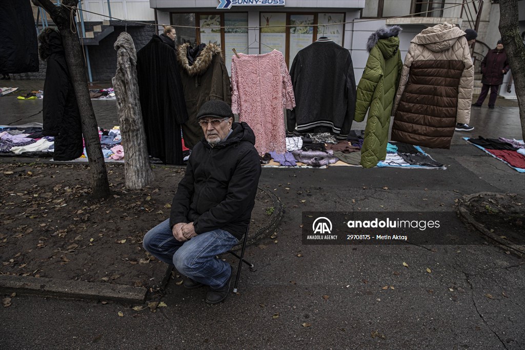Flea market in Chisinau
