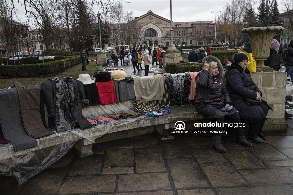 Flea market in Chisinau