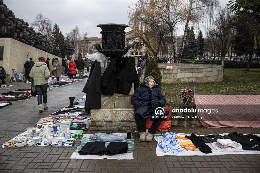 Flea market in Chisinau