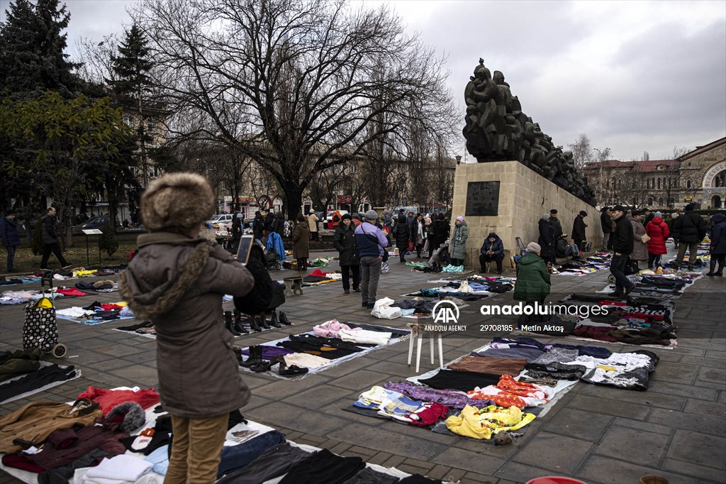 Flea market in Chisinau