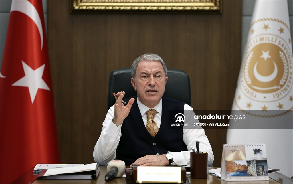 Turkish Defense Minister Hulusi Akar