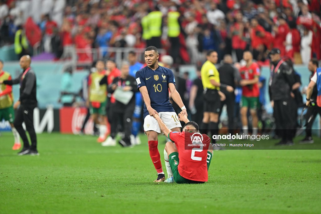 France V Morocco: Semi Final - FIFA World Cup 2022 | Anadolu Images