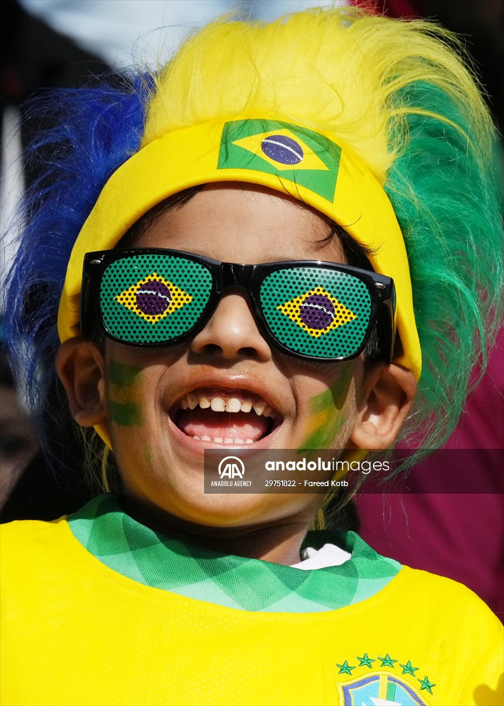 Children soccer fans of FIFA World Cup 2022