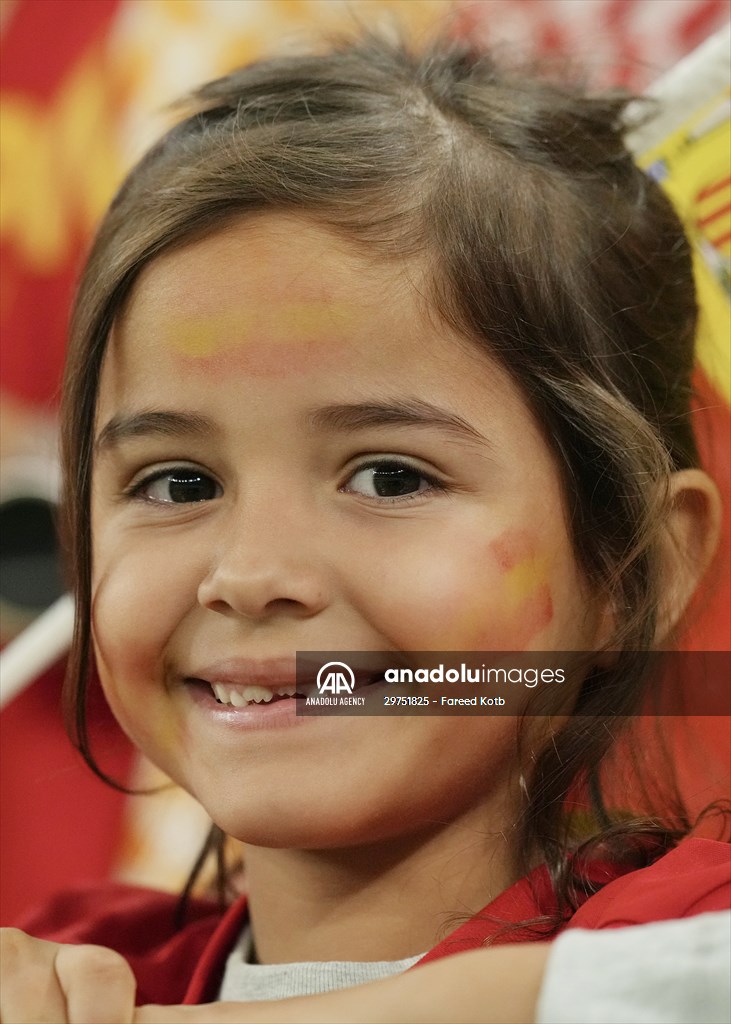 Children soccer fans of FIFA World Cup 2022