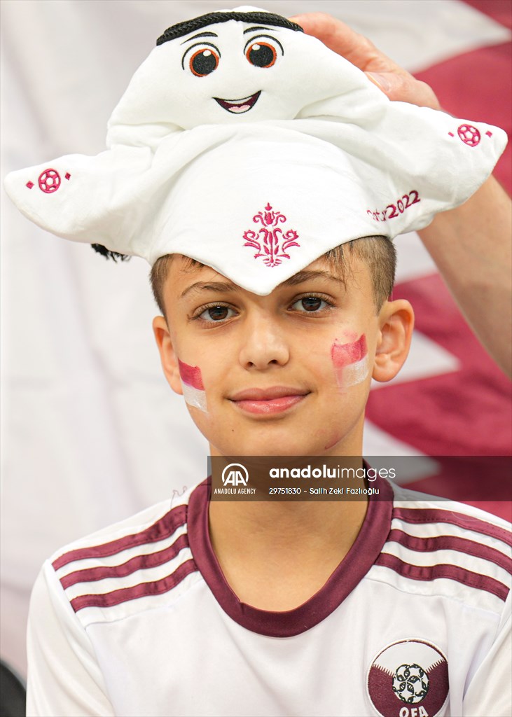 Children soccer fans of FIFA World Cup 2022