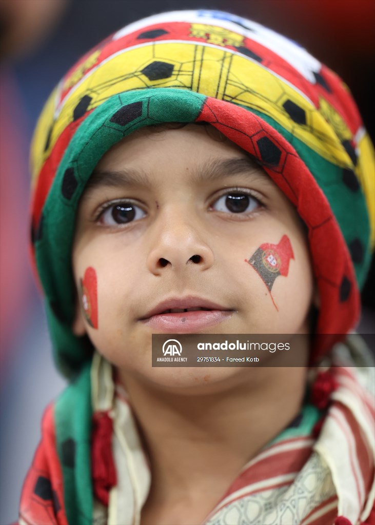 Children soccer fans of FIFA World Cup 2022