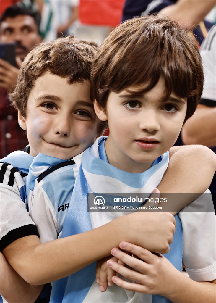 Children soccer fans of FIFA World Cup 2022